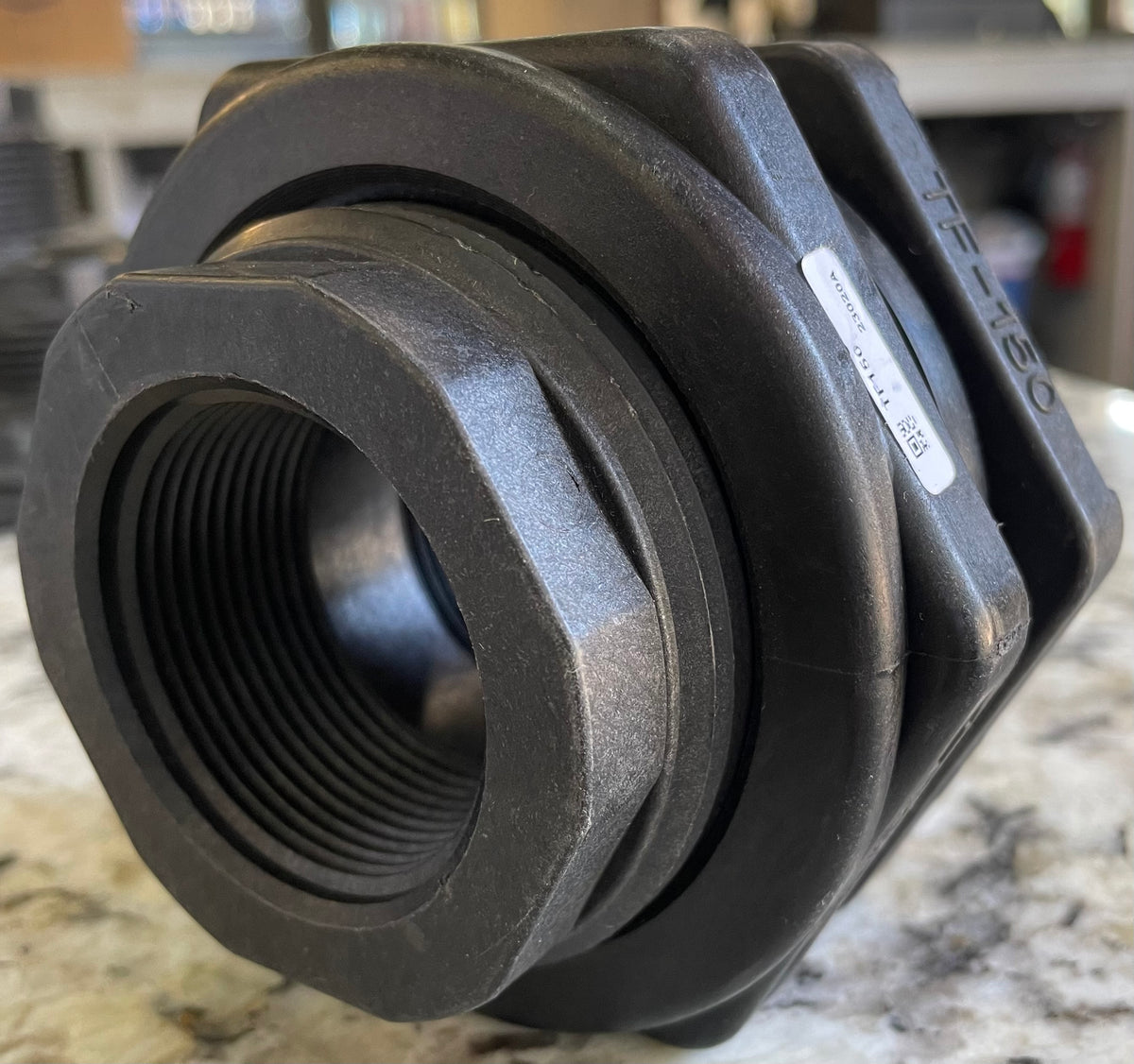 Poly Bulkhead Fitting 1 1/2" Scotts Valley Sprinkler and Pipe