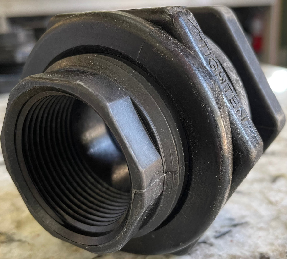 Poly Bulkhead Fitting 1 1/4" Scotts Valley Sprinkler and Pipe