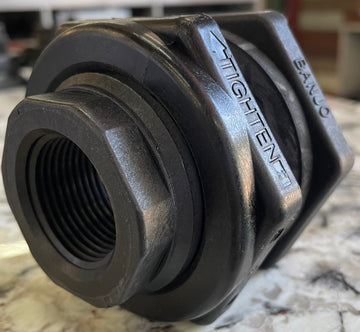 Poly Bulkhead Fitting 1"