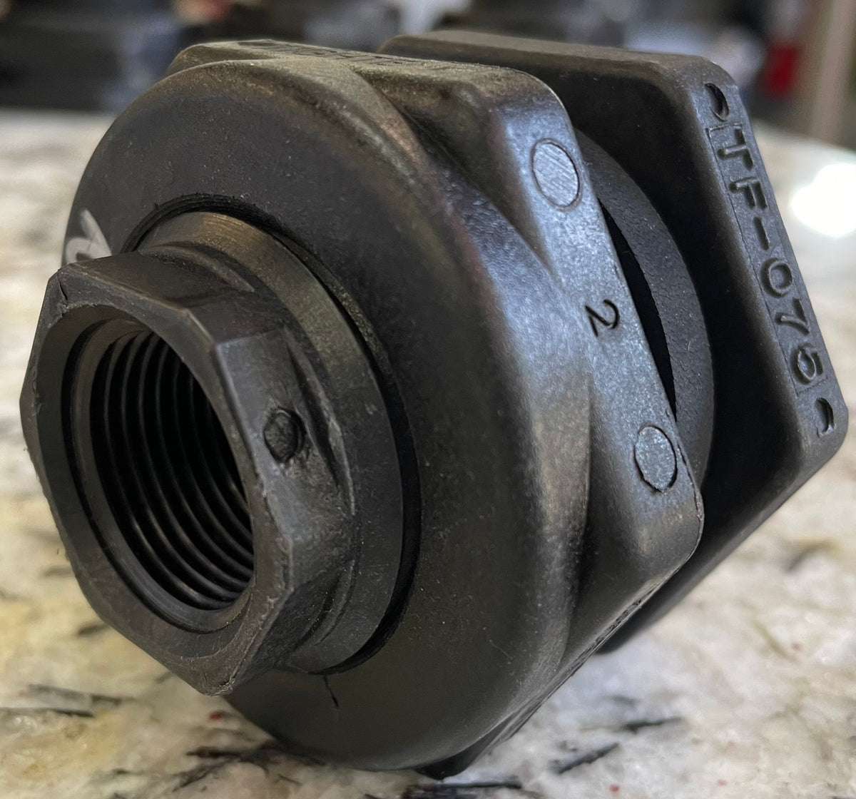 Poly Bulkhead Fitting 3/4" Scotts Valley Sprinkler and Pipe