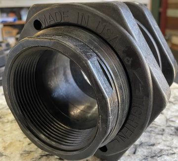 Poly Bulkhead Fitting 3"