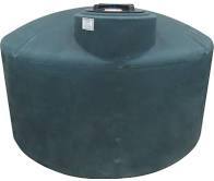 1100 Gallon Green Vertical Water Tank